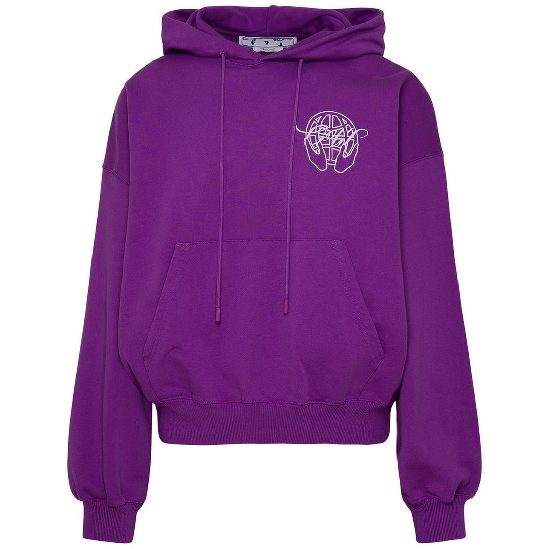 Boxy Fit Kapuzenpullover mit Grafik