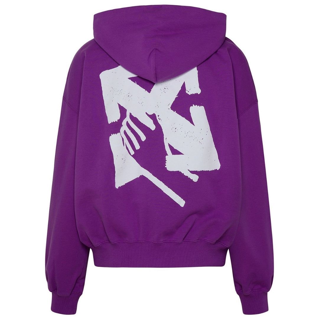 Boxy Fit Kapuzenpullover mit Grafik