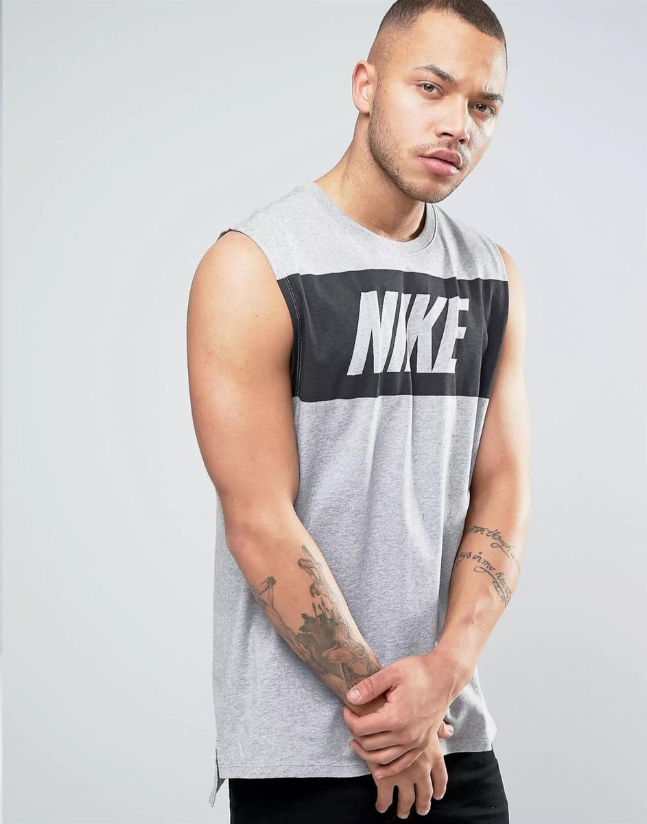 Herren Retro Logo Ärmelloses Shirt