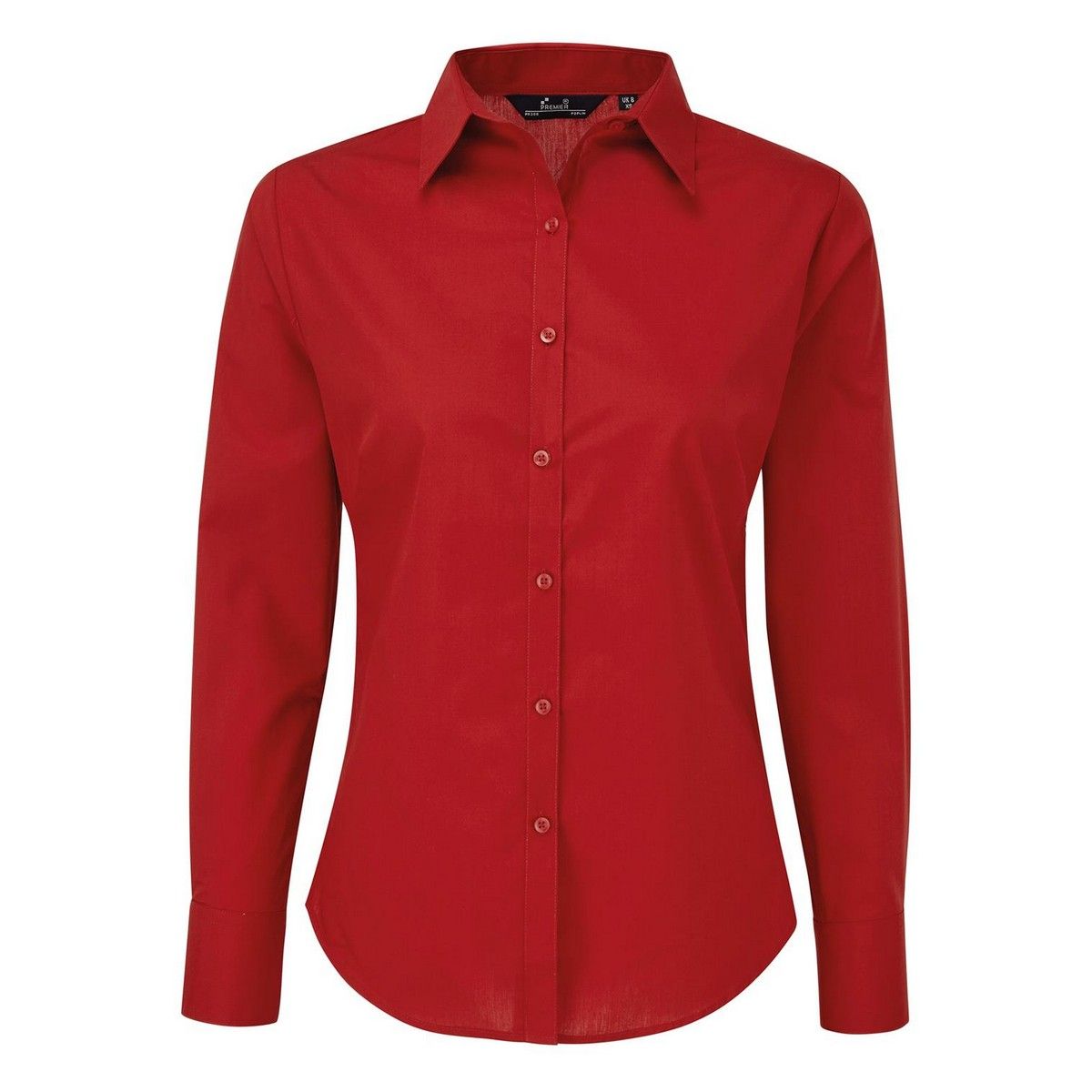 Premier - Hemd für Damen Langärmlig (Rot)
