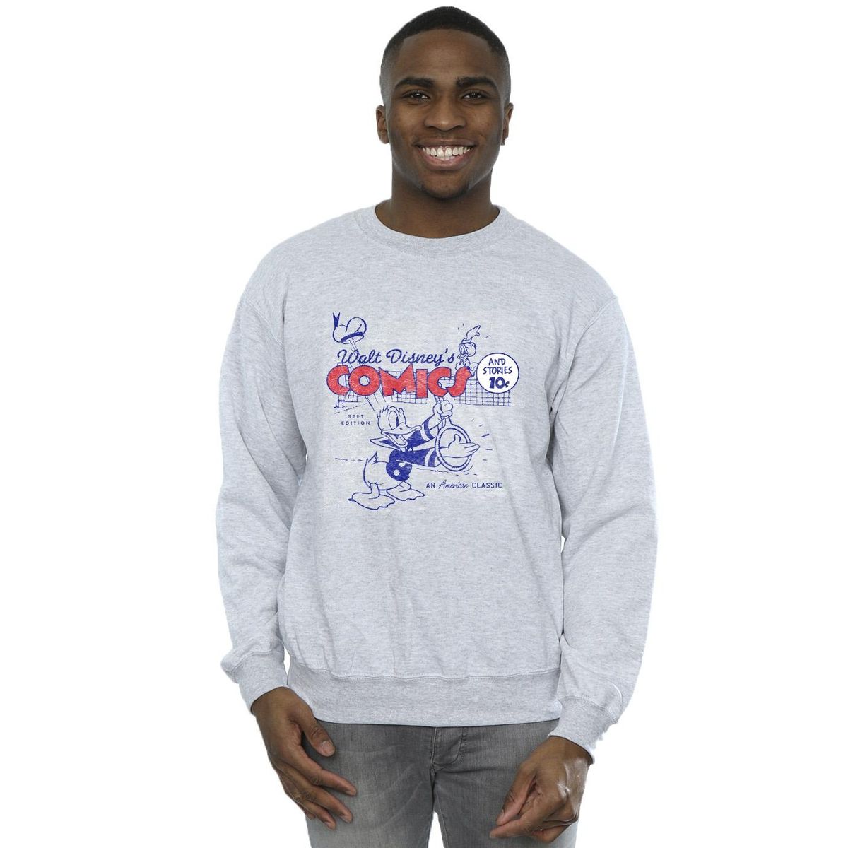 Vintage-Sweatshirt mit Comic-Charakter