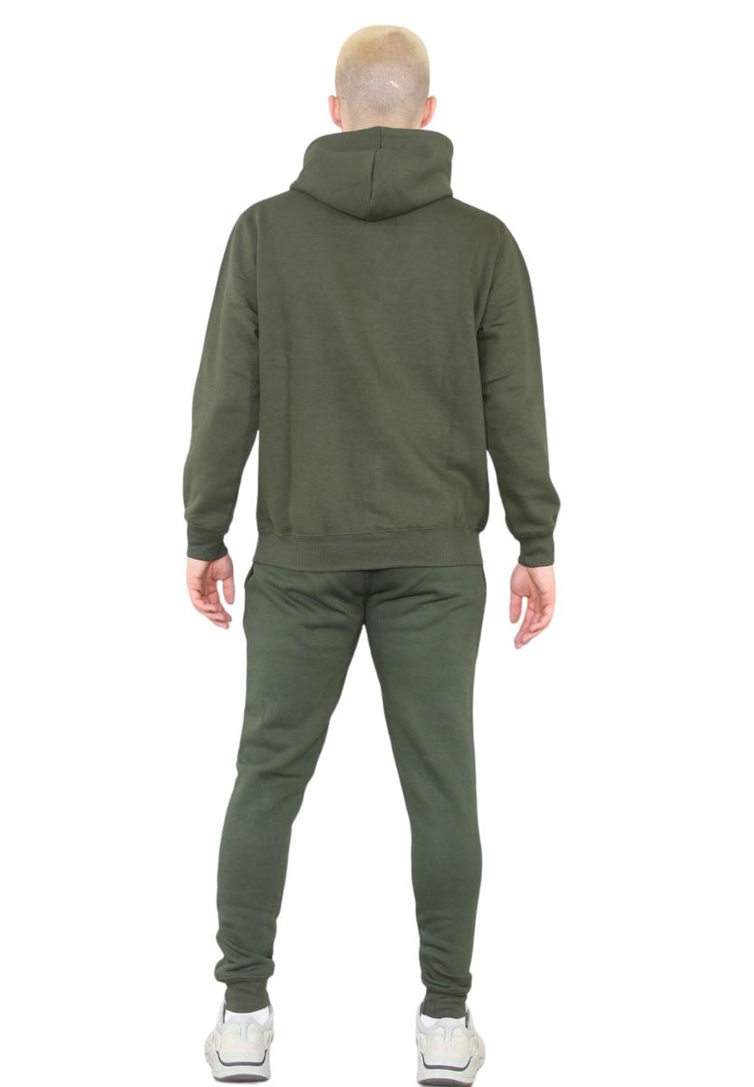 Slim-Fit Fleece-Trainingsanzug Set