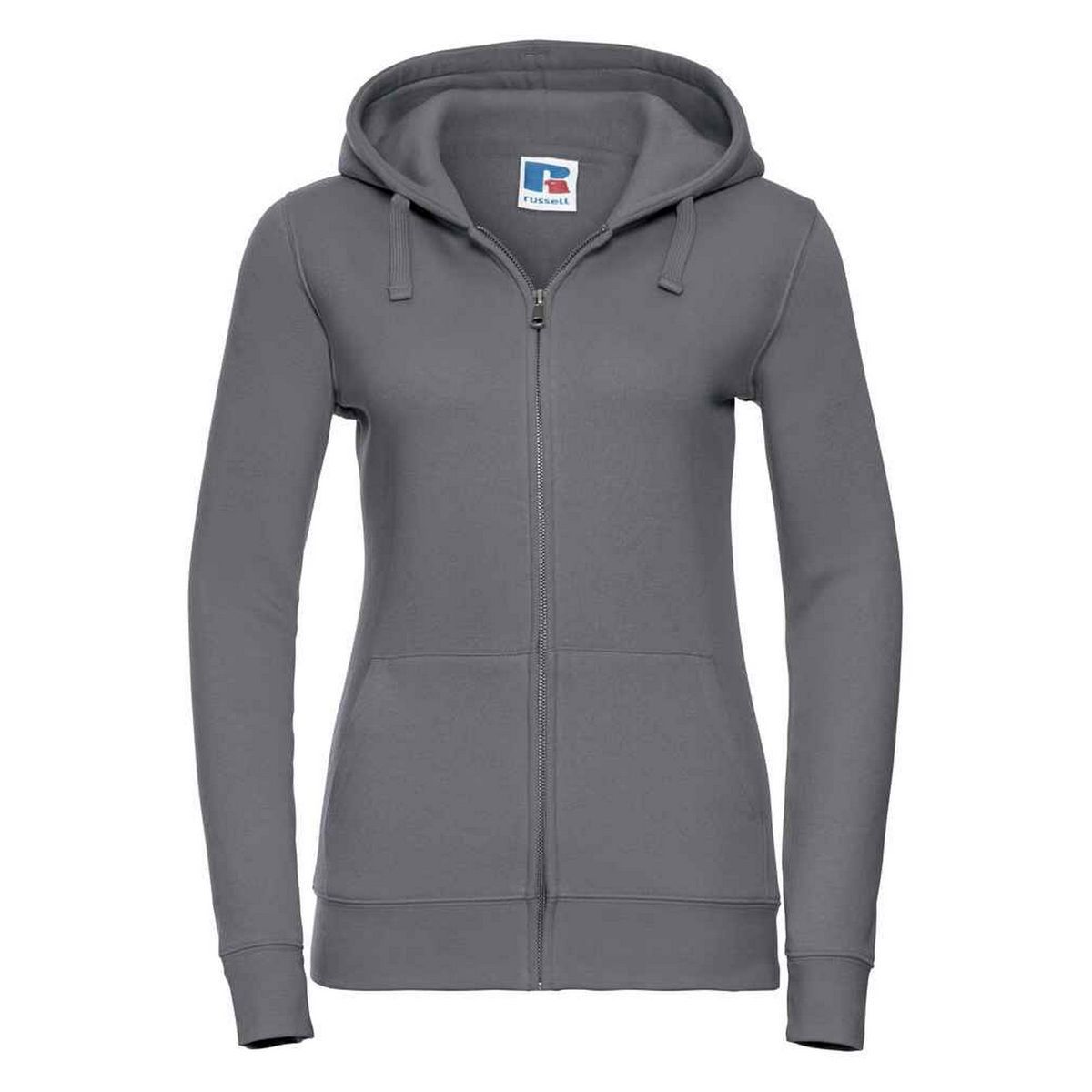 Damen Fleece Kapuzenpullover mit Reißverschluss