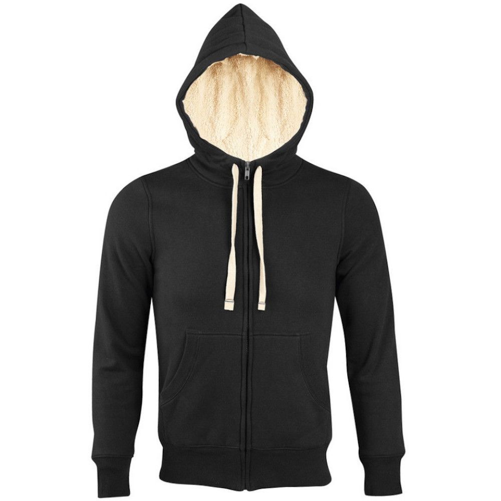 Mit Sherpa gefütterte Kapuzenjacke