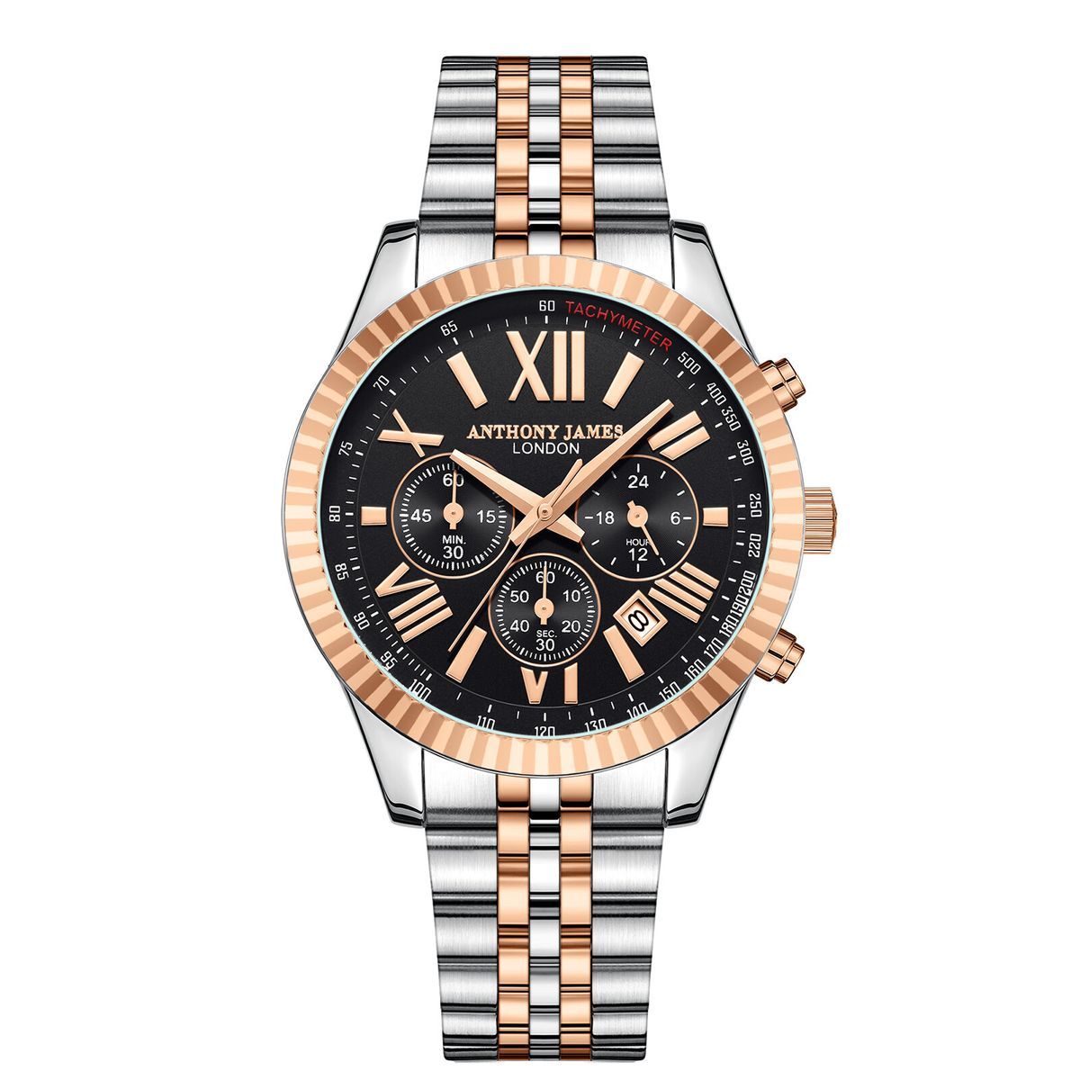 Chrono Sport Zweifarbige Armbanduhr