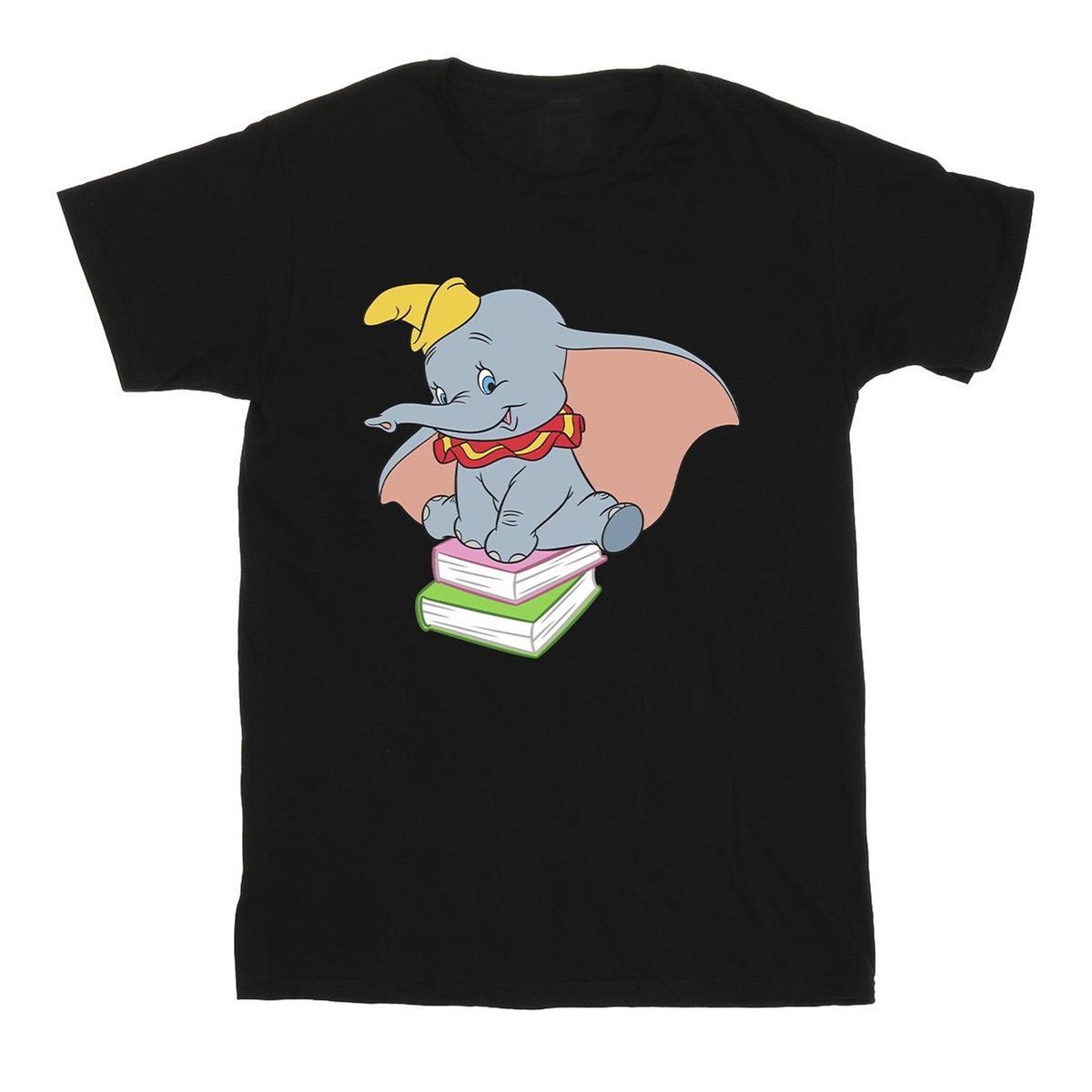 Dumbo sitzt auf Büchern Grafik T-Shirt
