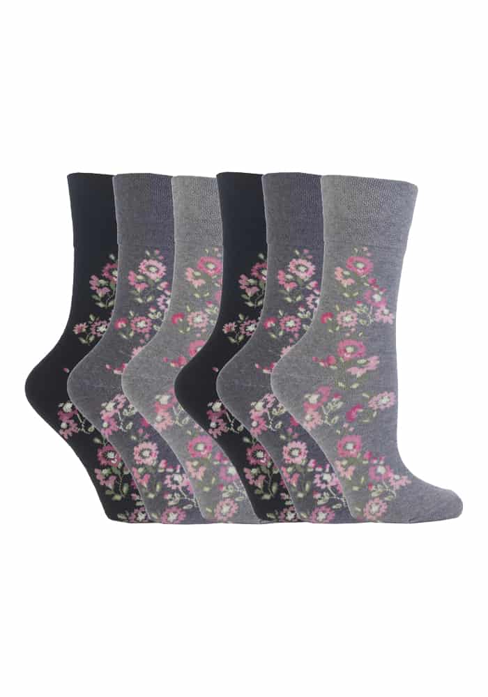 Gentle Grip - 6 Paar Damen Gentle Grip nicht elastische Socken - GG45
