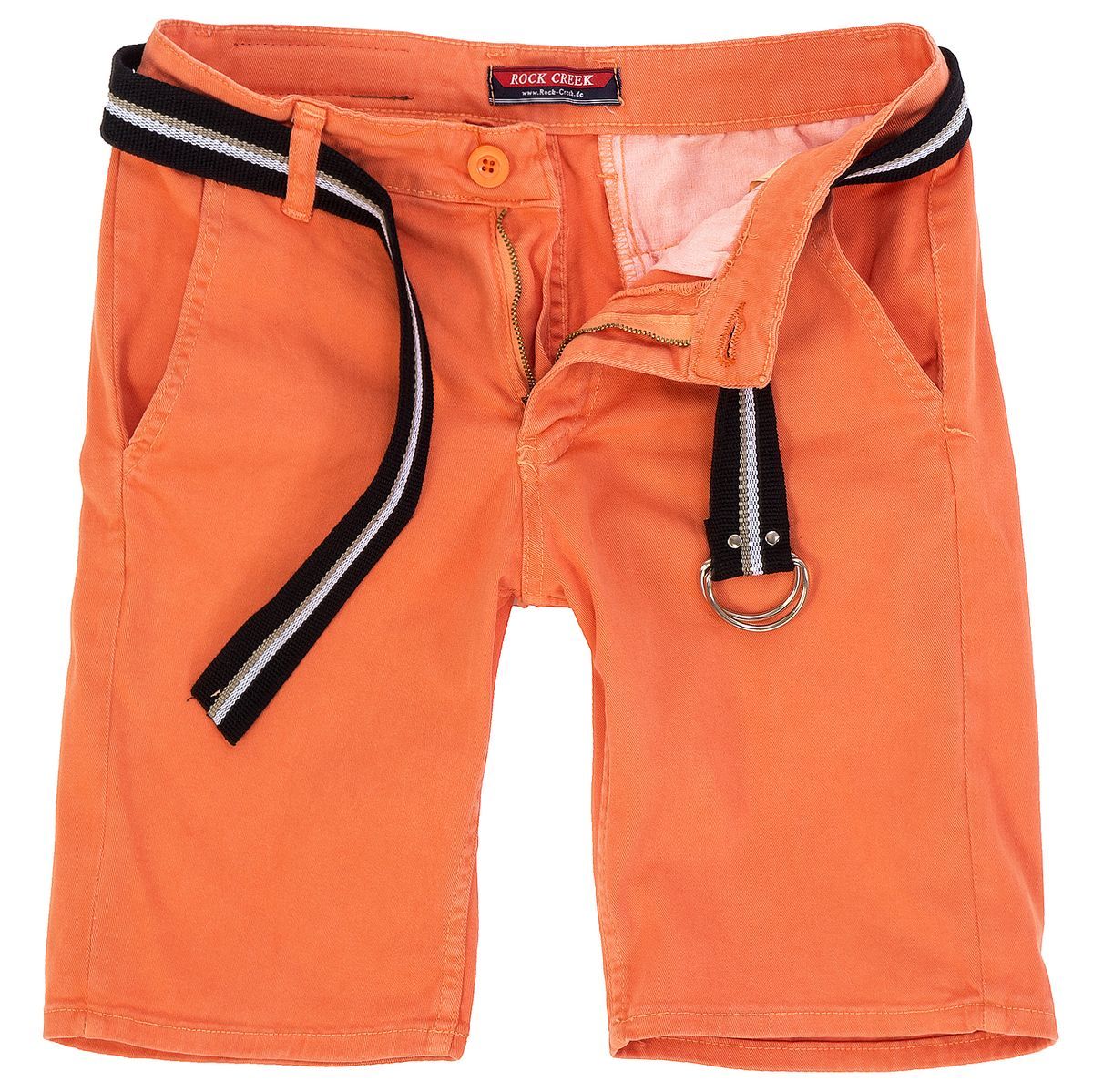 Herren Chino Shorts mit Gürtel