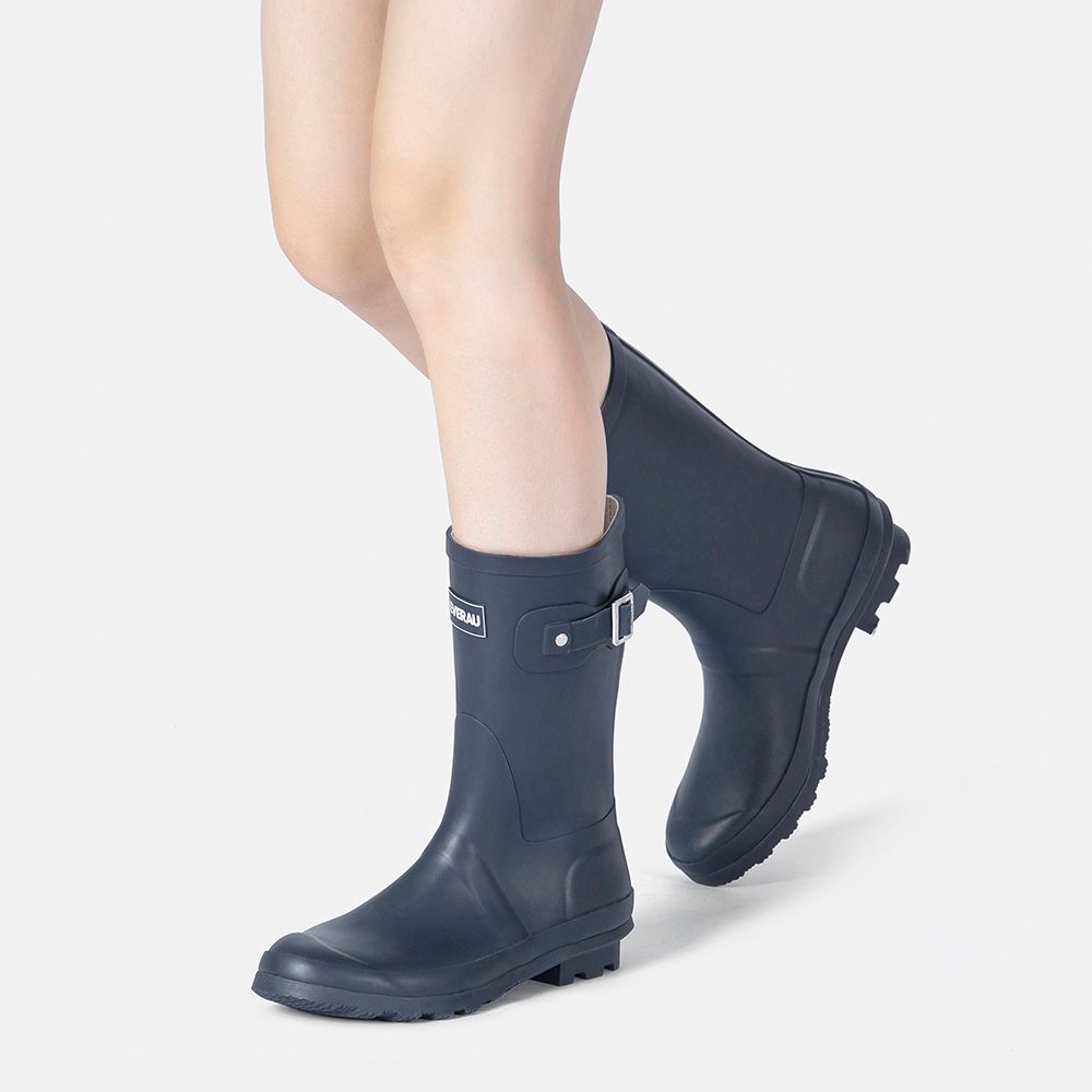 Klassische Gummistiefel mit seitlicher Schnalle