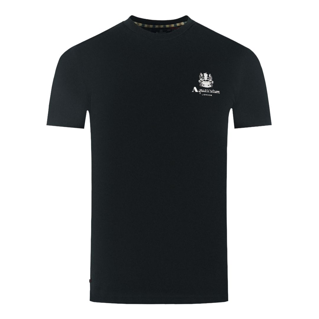 Klassisches T-Shirt mit Rundhalsausschnitt und Logo