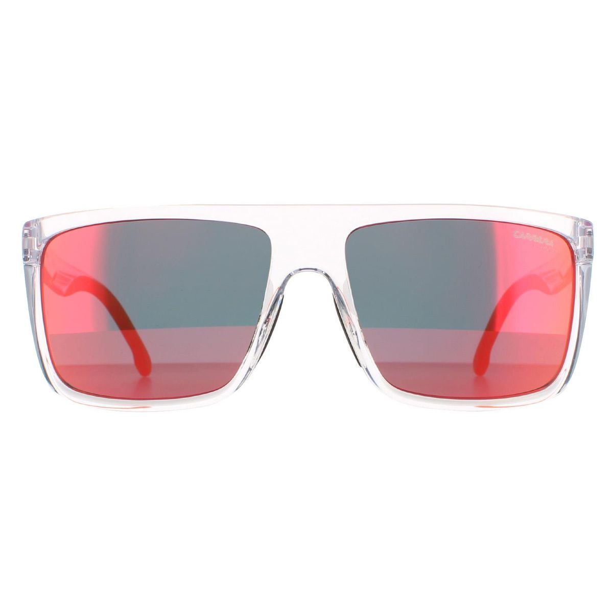 Quadratische Sonnenbrille mit Kristallrahmen
