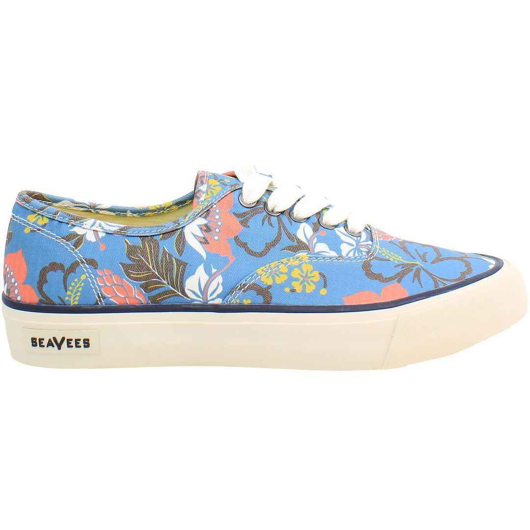 Canvas-Sneakers mit Blumendruck