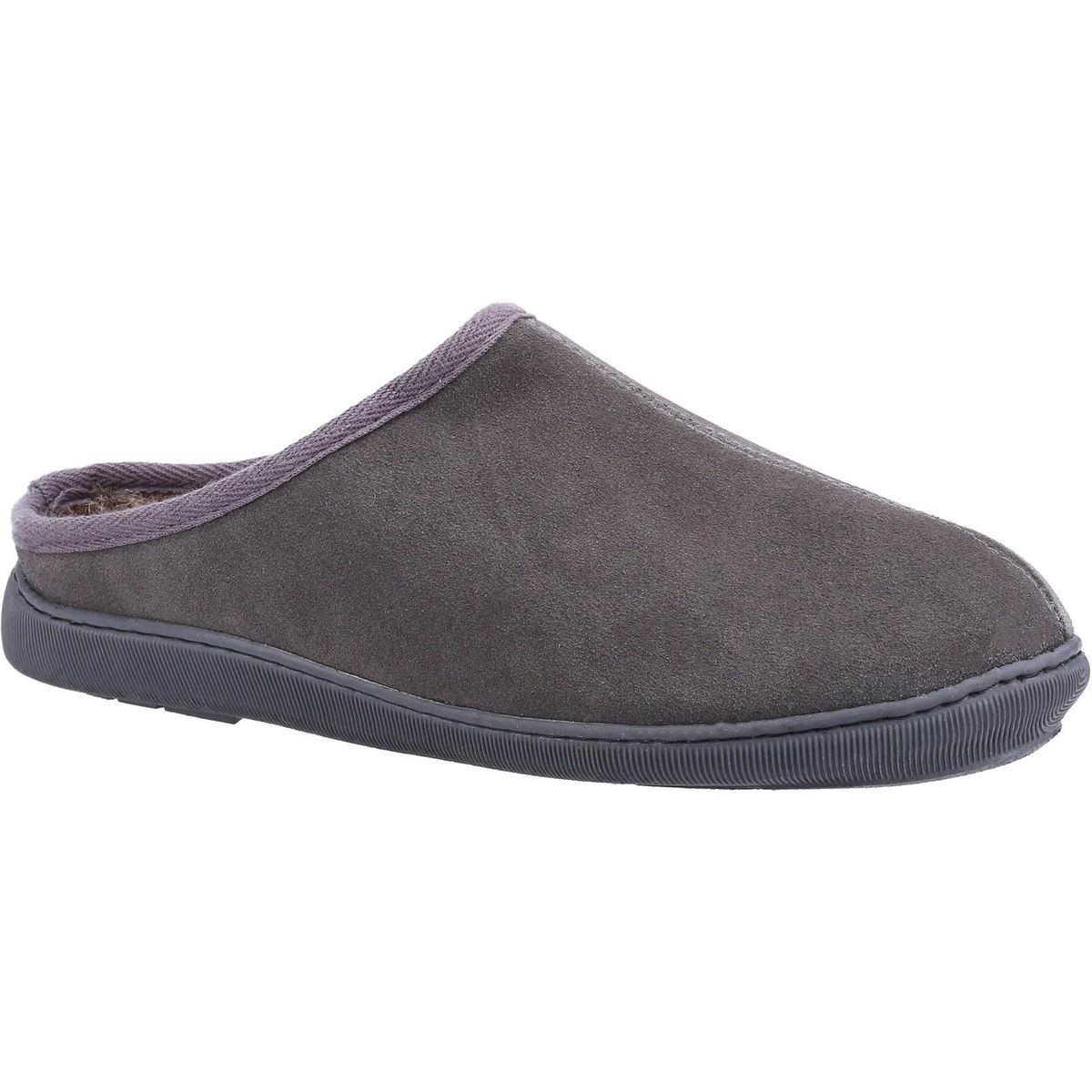 Hush Puppies Herren Ashton Wildleder Hausschuhe (Grau)