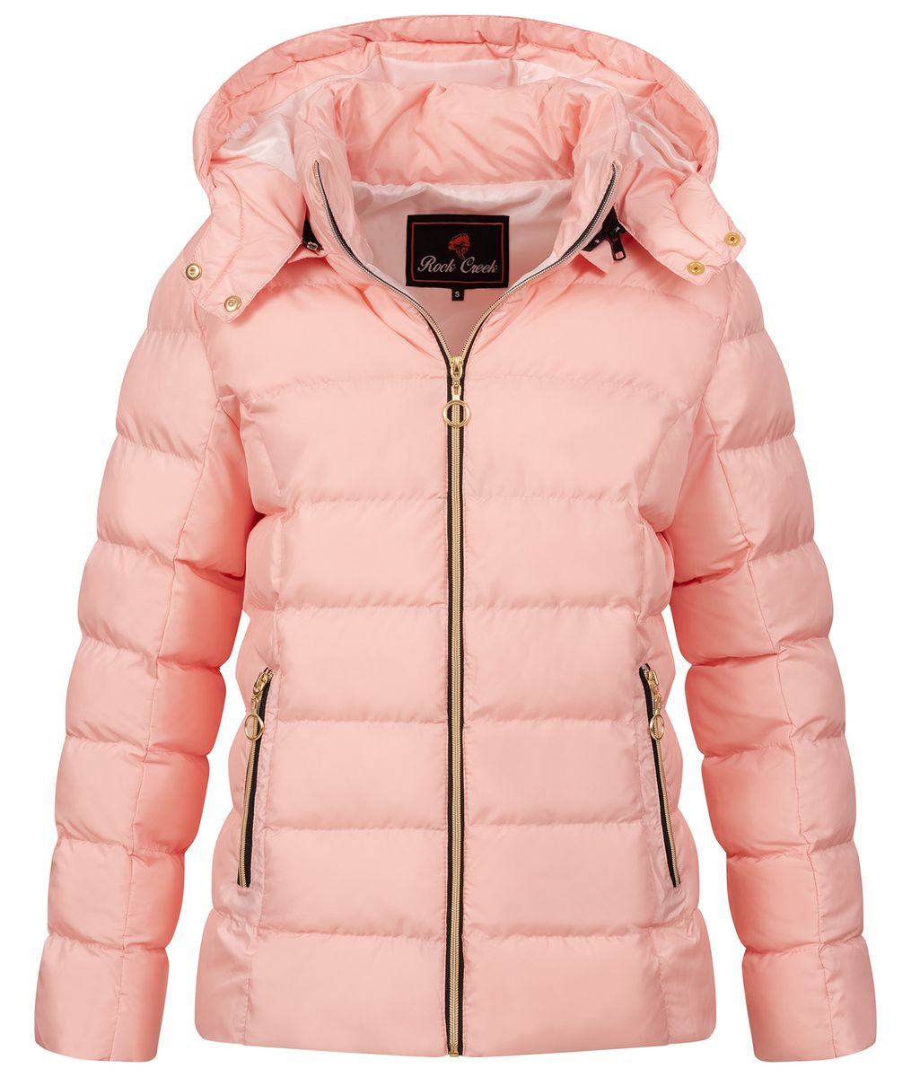 Wattierte Jacke mit Kapuze