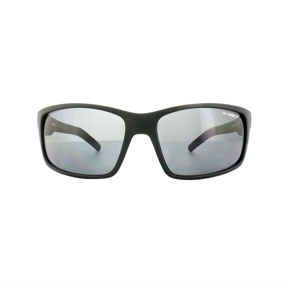Schwarze rechteckige polarisierte Sonnenbrille Fastball 4202