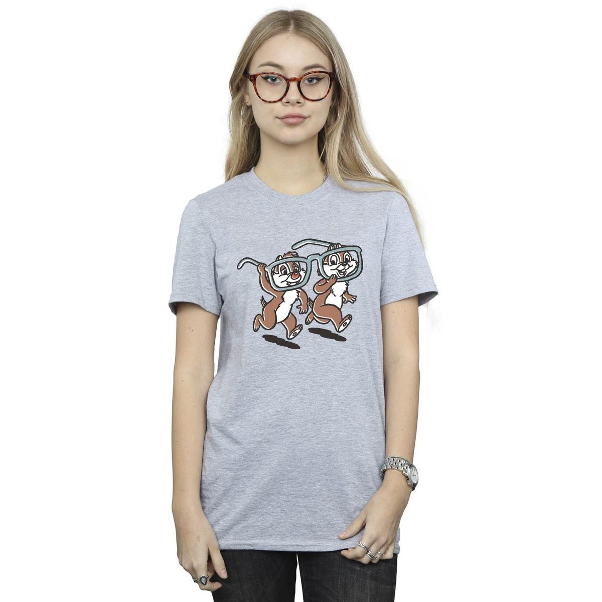 Nostalgisches Chip 'n Chap Grafik-T-Shirt