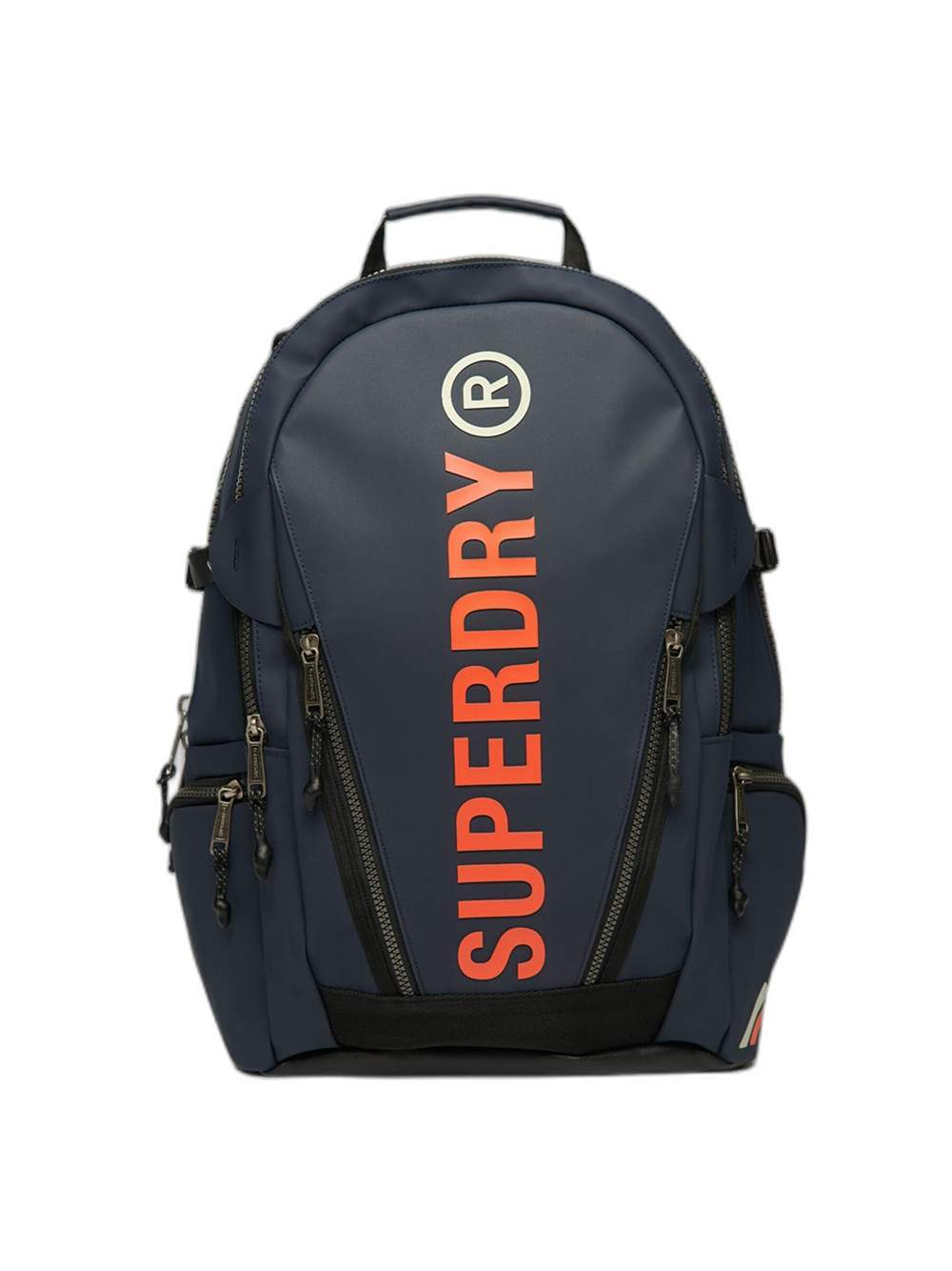 Strapazierfähiger sportlicher Rucksack mit Reißverschlusstaschen