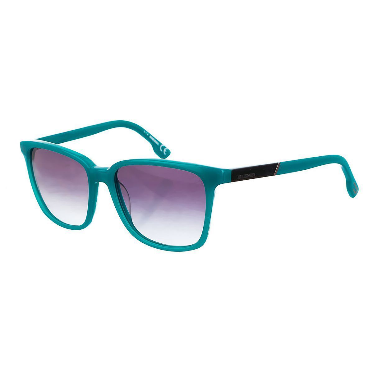 Rechteckige Sonnenbrille mit Acetatrahmen