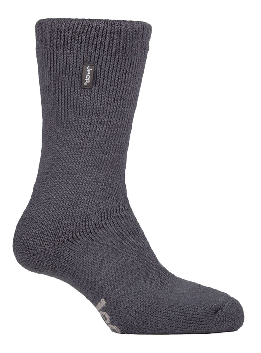 Herren-Thermostiefel-Socken für den Winter | Jeep | Warme Hochleistungssocken | Ideal zum Wandern - Grau