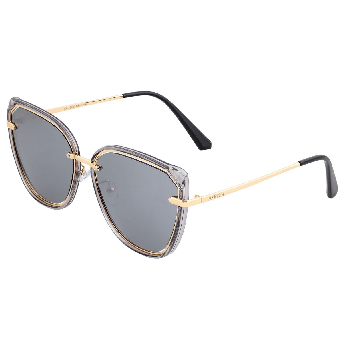 Polarisierte geometrische Cat-Eye-Brille