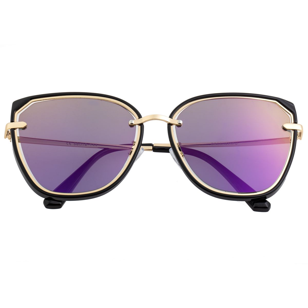 Polarisierte geometrische Cat-Eye-Brille