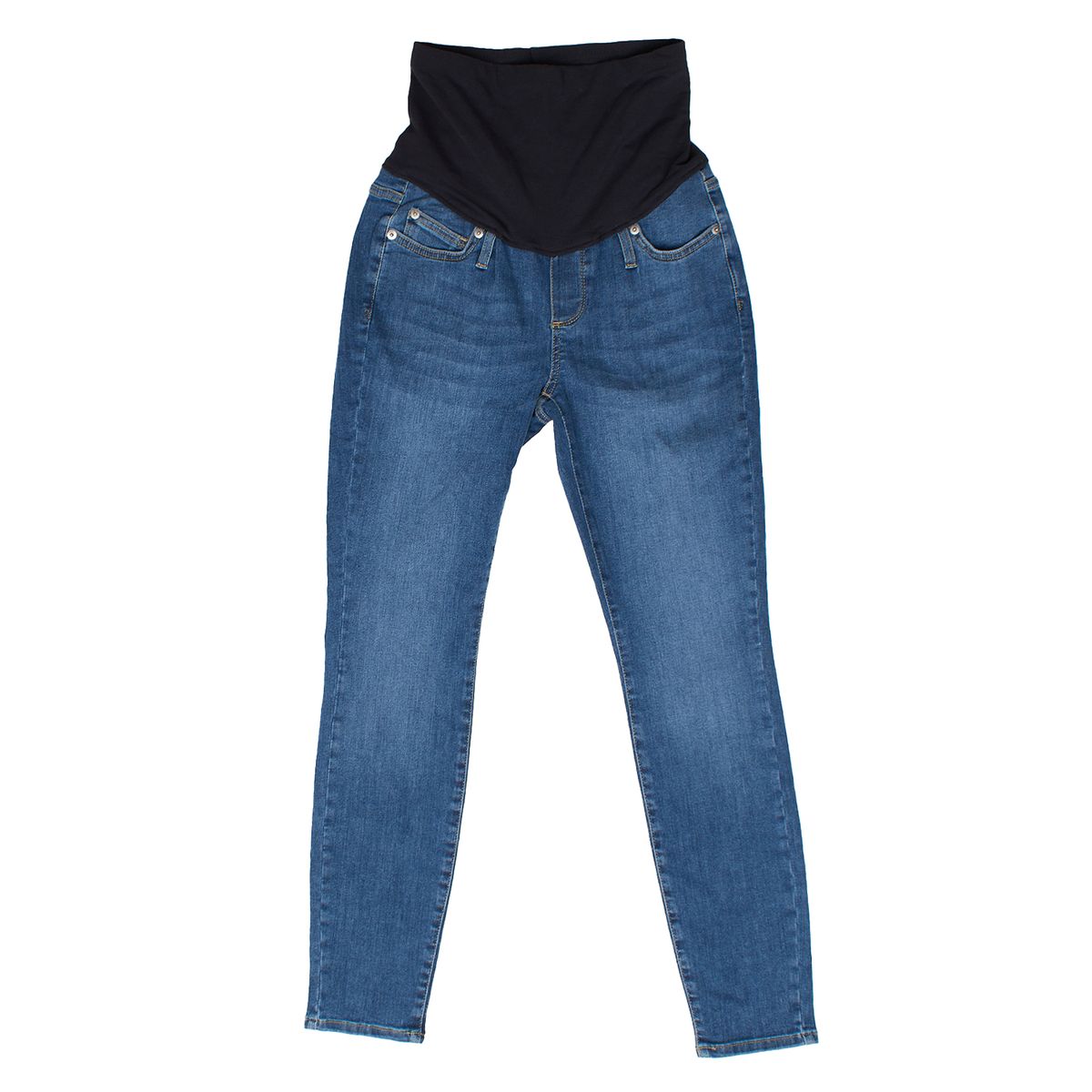 Skinny Fit Umstandsjeans mit Bauchband