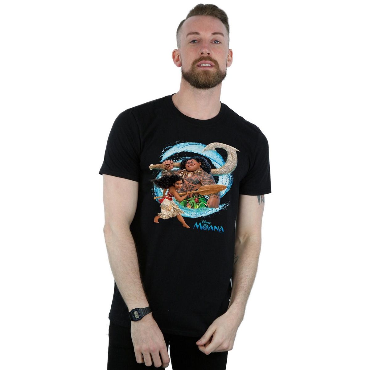Moana und Maui Grafik-T-Shirt
