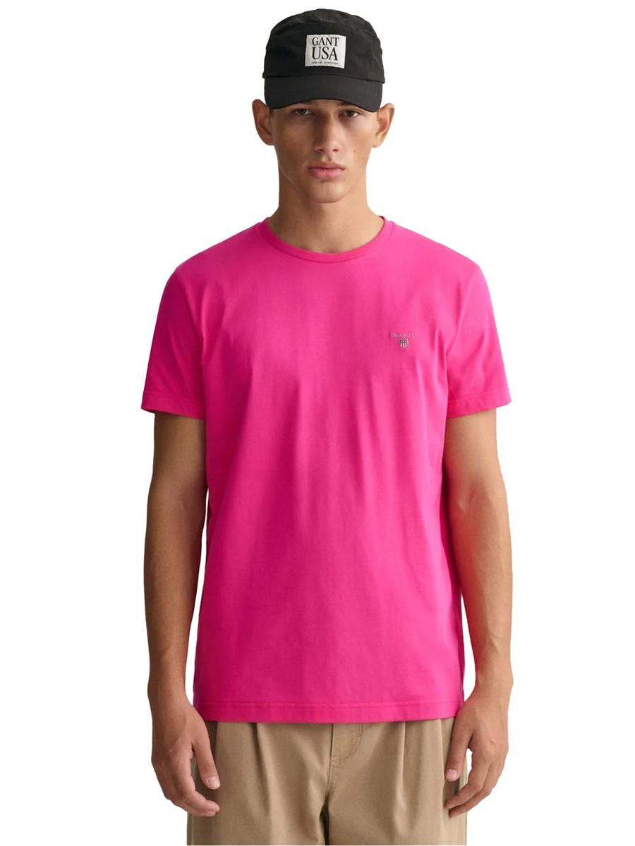 Klassisches Baumwoll-T-Shirt mit Rundhalsausschnitt