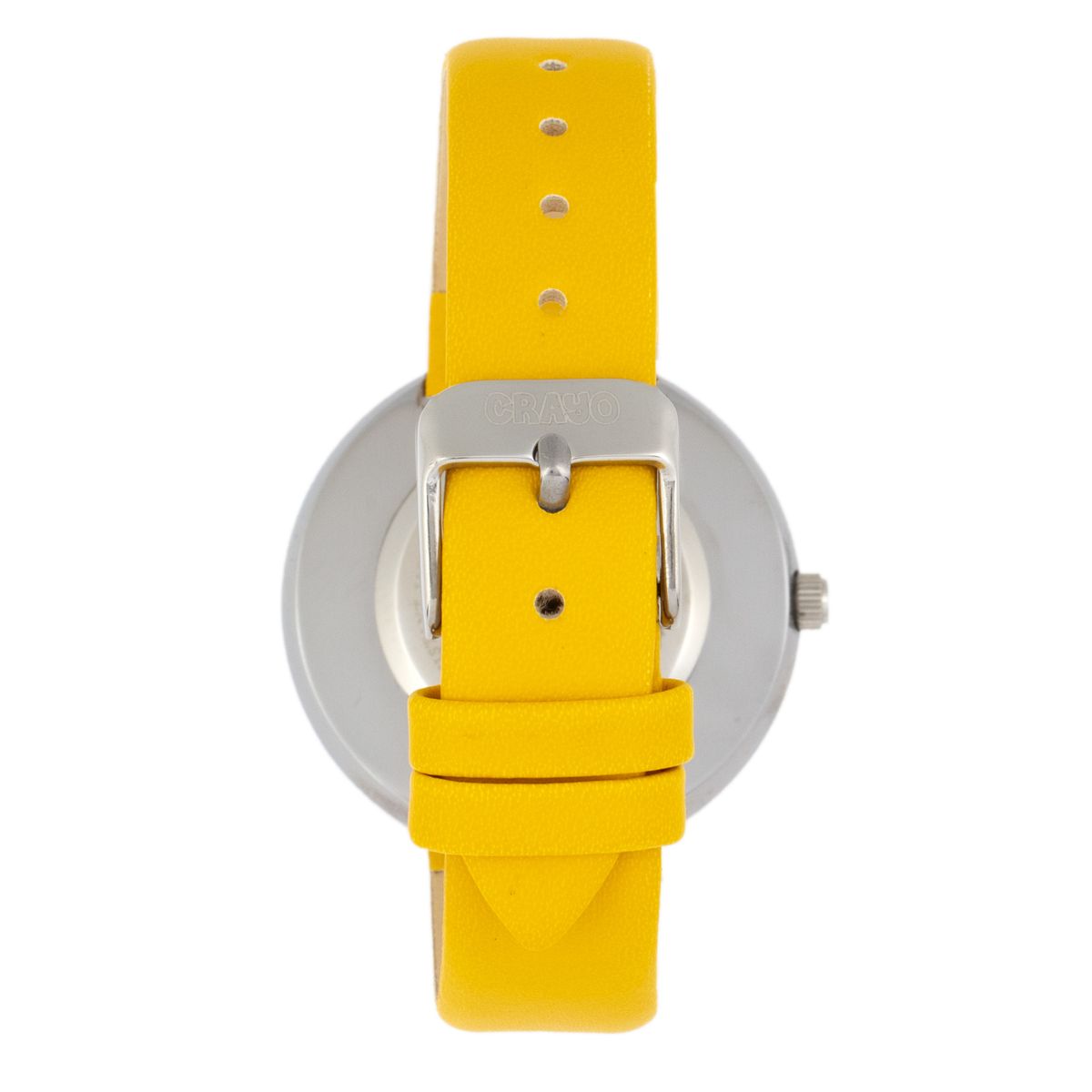 Armbanduhr mit geometrischem Zifferblatt
