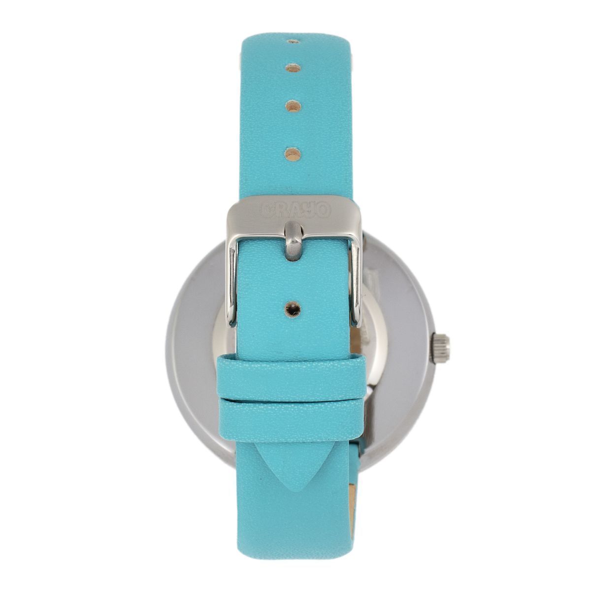 Armbanduhr mit geometrischem Zifferblatt