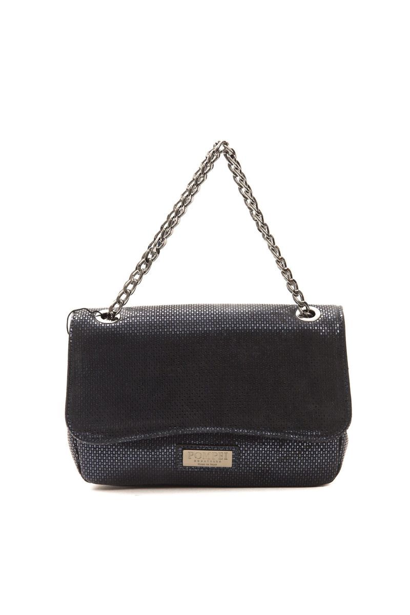 Elegante gewebte Schultertasche mit Kette