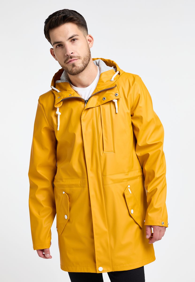 Wasserdichter Regenparka mit Kapuze