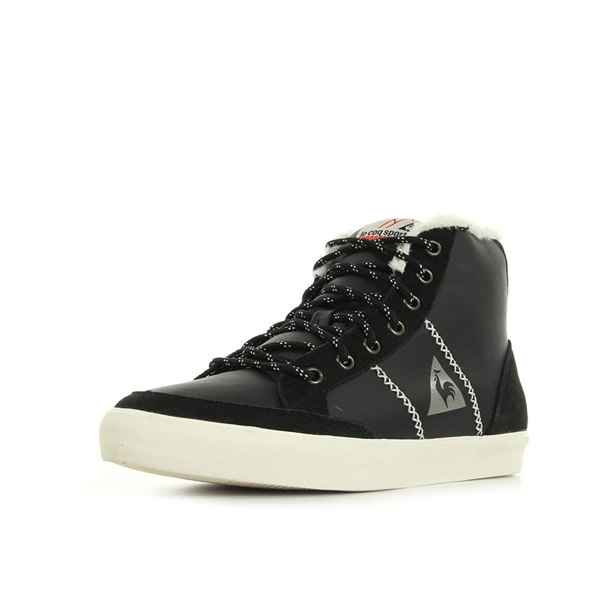 High-Top Sneaker mit Kunstfellfutter