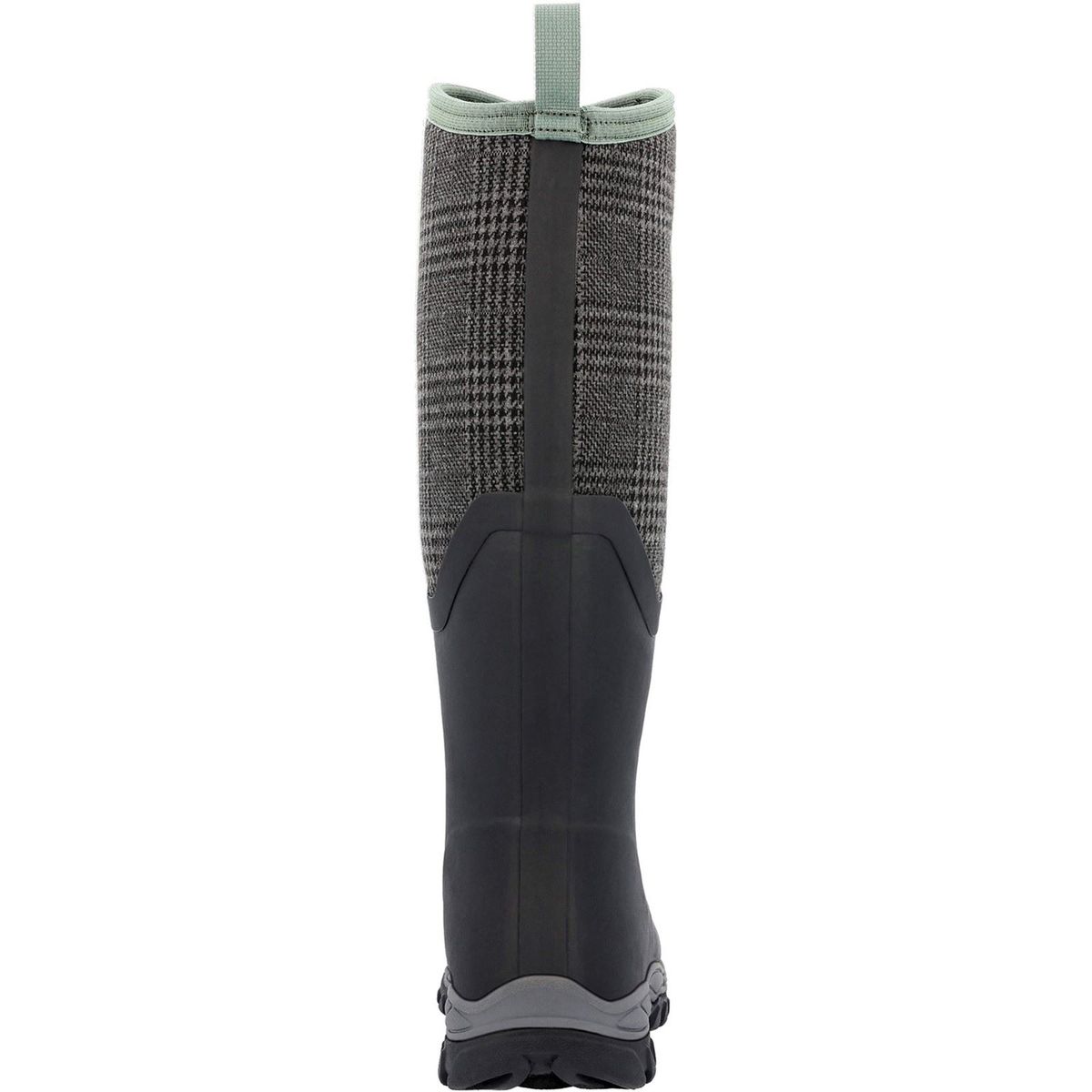 Hohe Thermo-Gummistiefel mit Karomuster