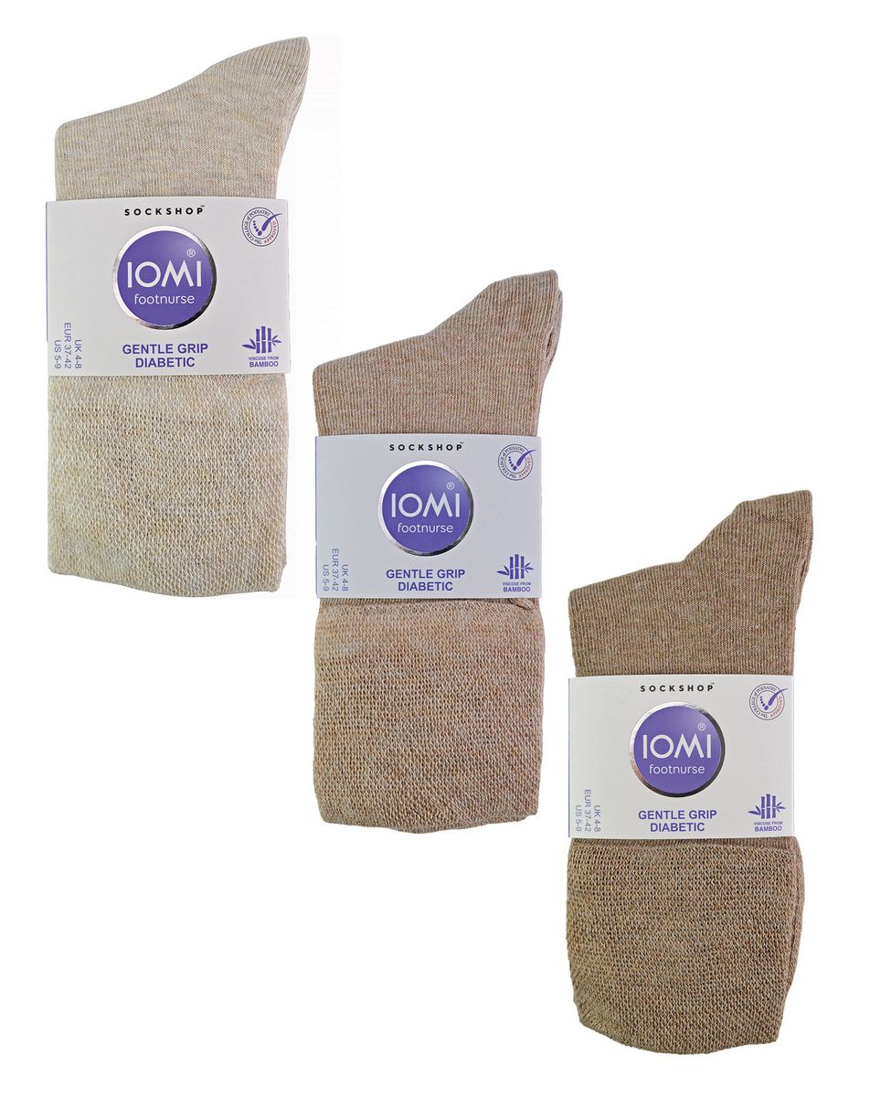 Bequeme Druckfreie Bambussocken im Pack