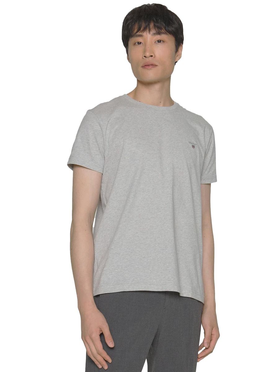Klassisches Baumwoll-T-Shirt mit Rundhalsausschnitt