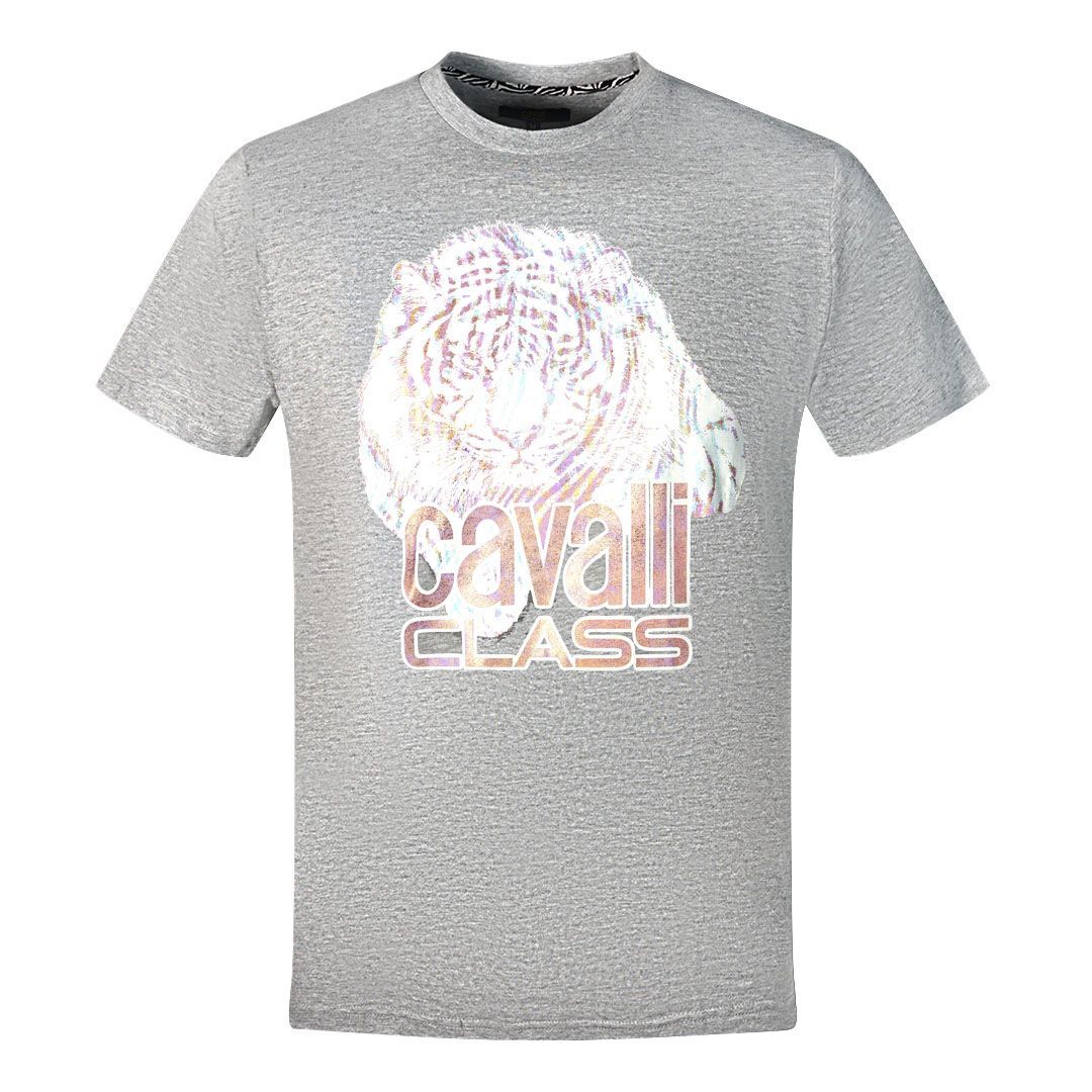 T-Shirt mit Tigergrafik aus Baumwolle