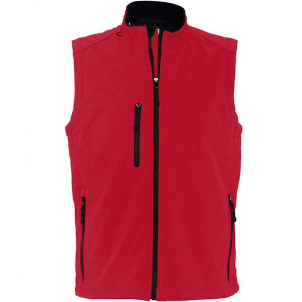 Rote Softshell Outdoor Weste