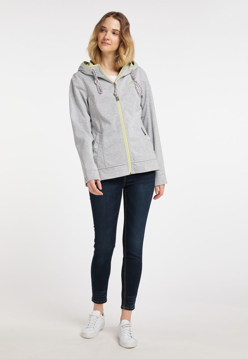 Funktionale Softshelljacke mit Kapuze