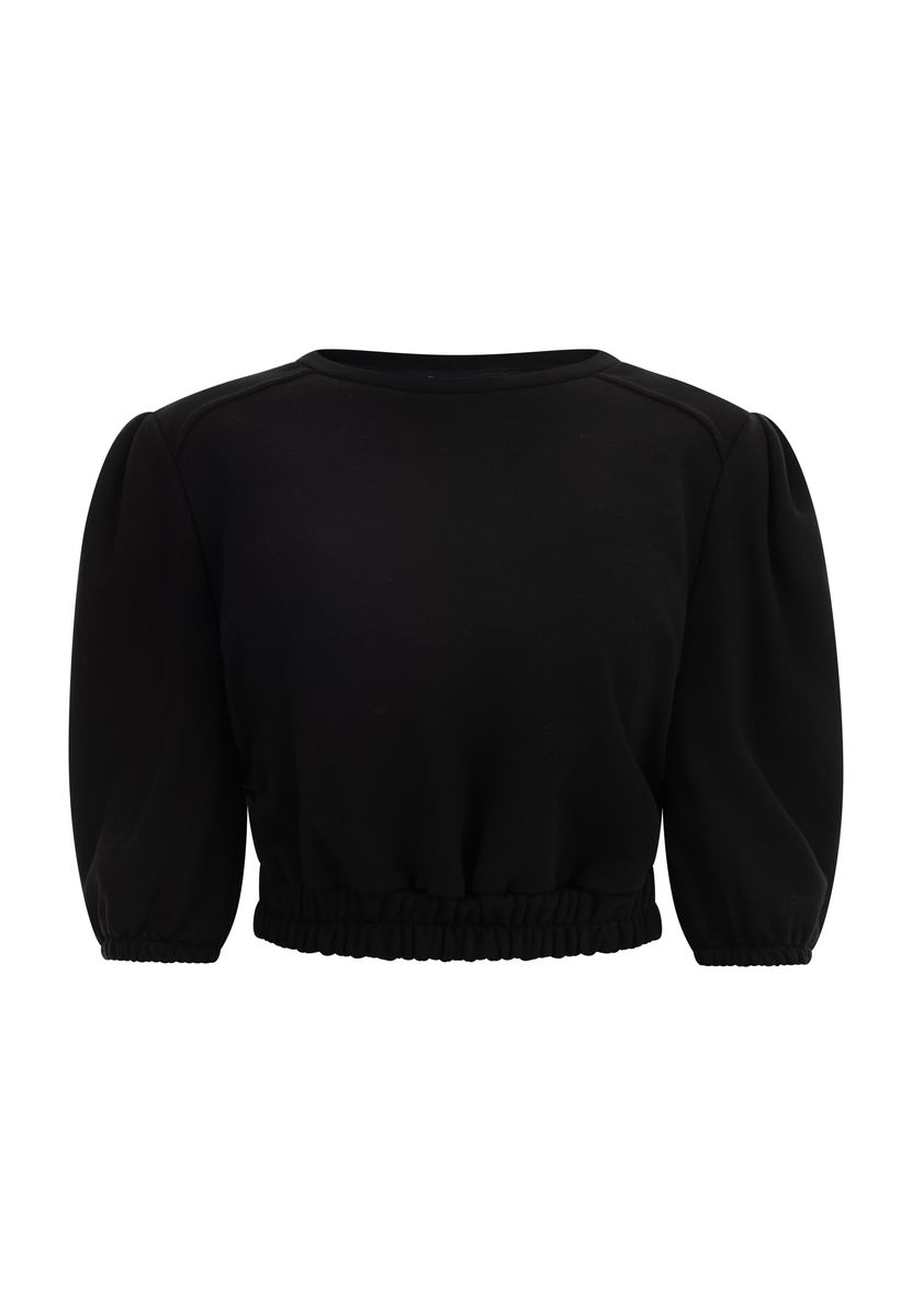 Mymo Sweatpullover Damen schwarz