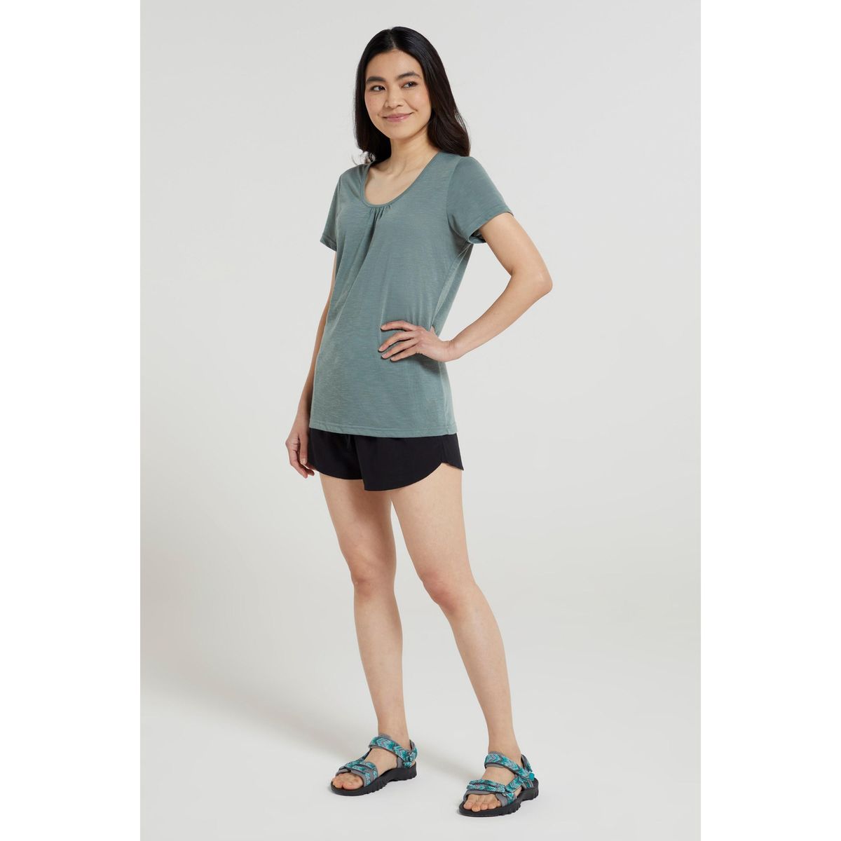 Schnelltrocknendes Damen-T-Shirt für Sport
