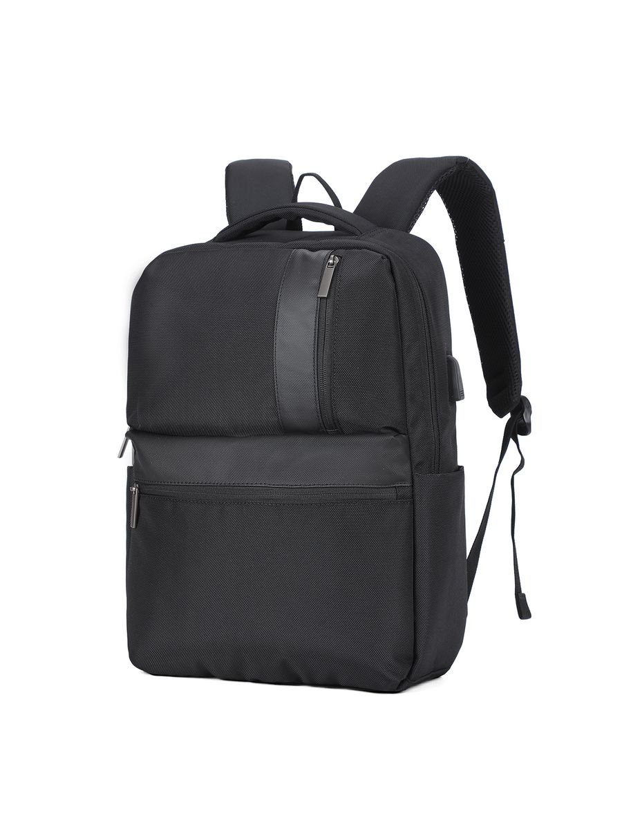 Minimalistischer Pendler-Rucksack mit Taschen