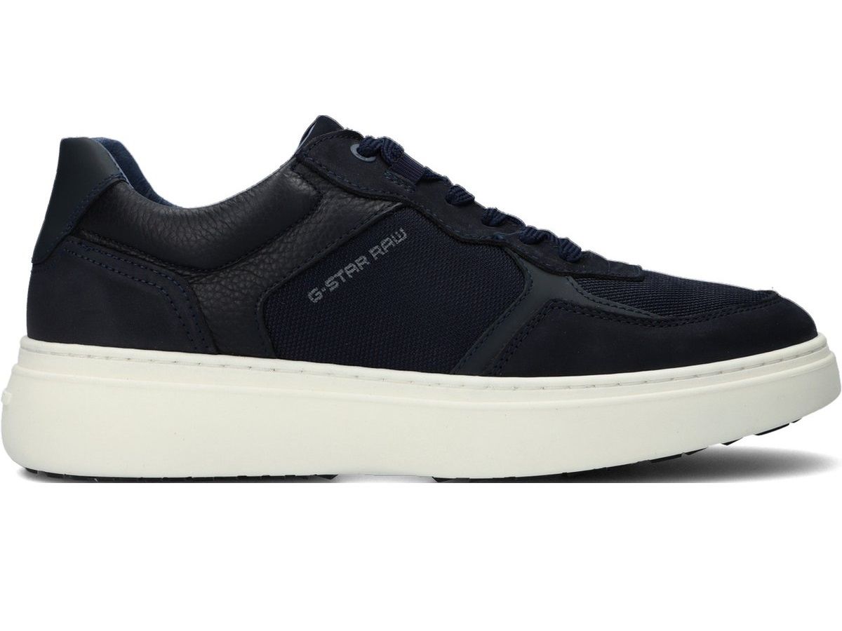 Low-Cut Sneaker aus Leder und Textil