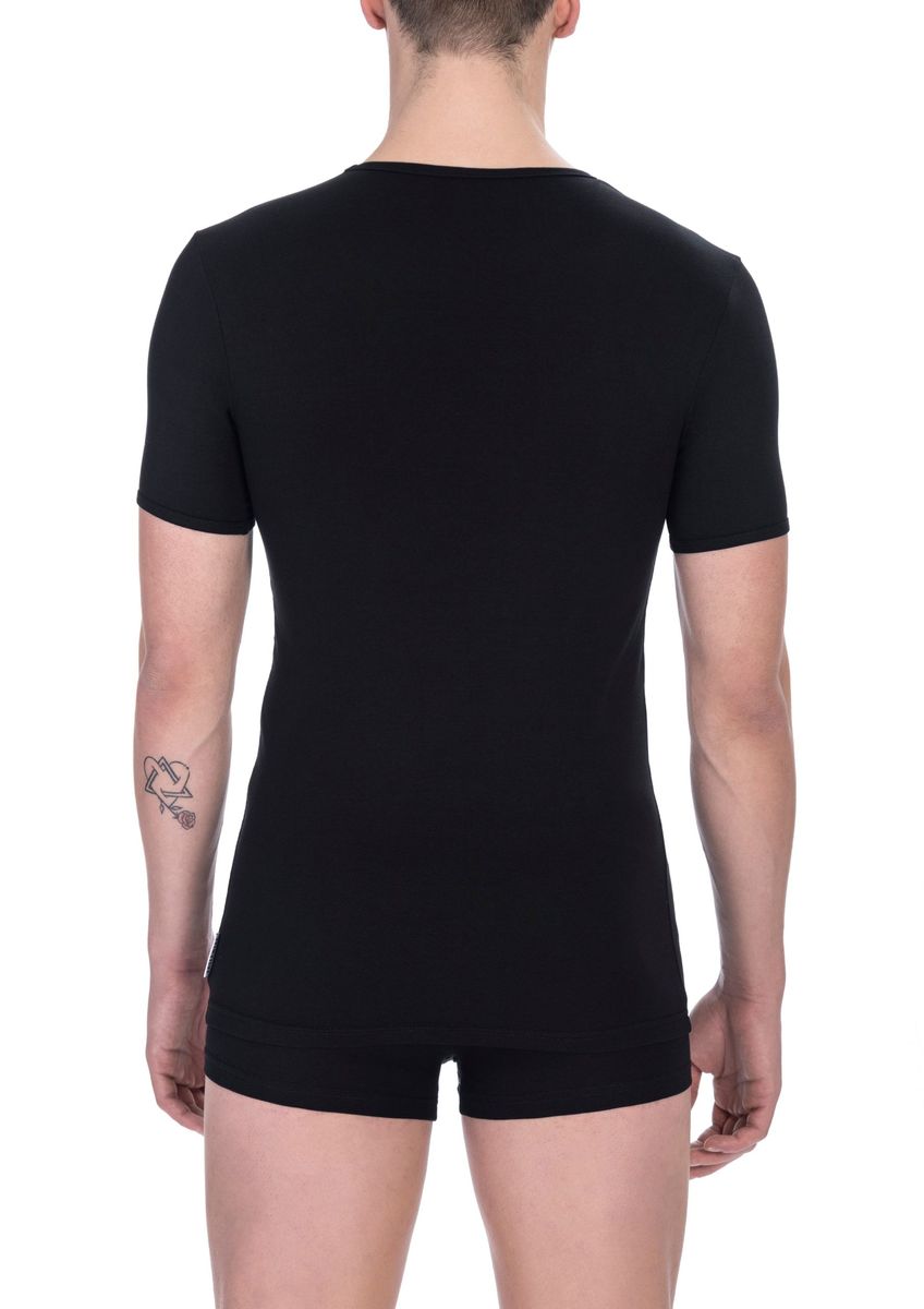 Klassisches T-Shirt mit V-Ausschnitt