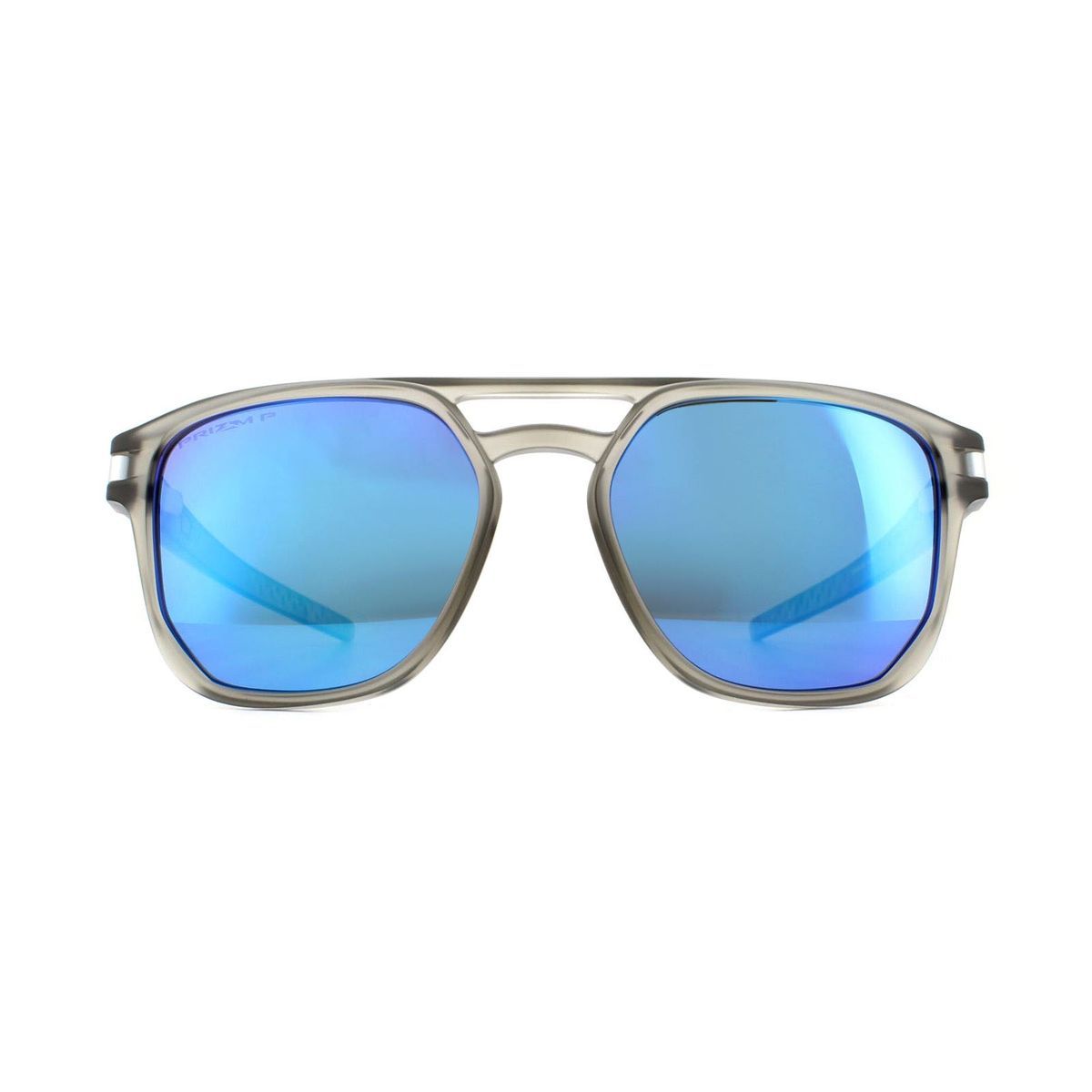 Moderne Pilotensonnenbrille mit blauen Gläsern