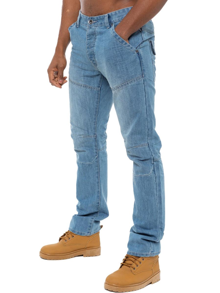 Herren Jeans Denim Straight Leg