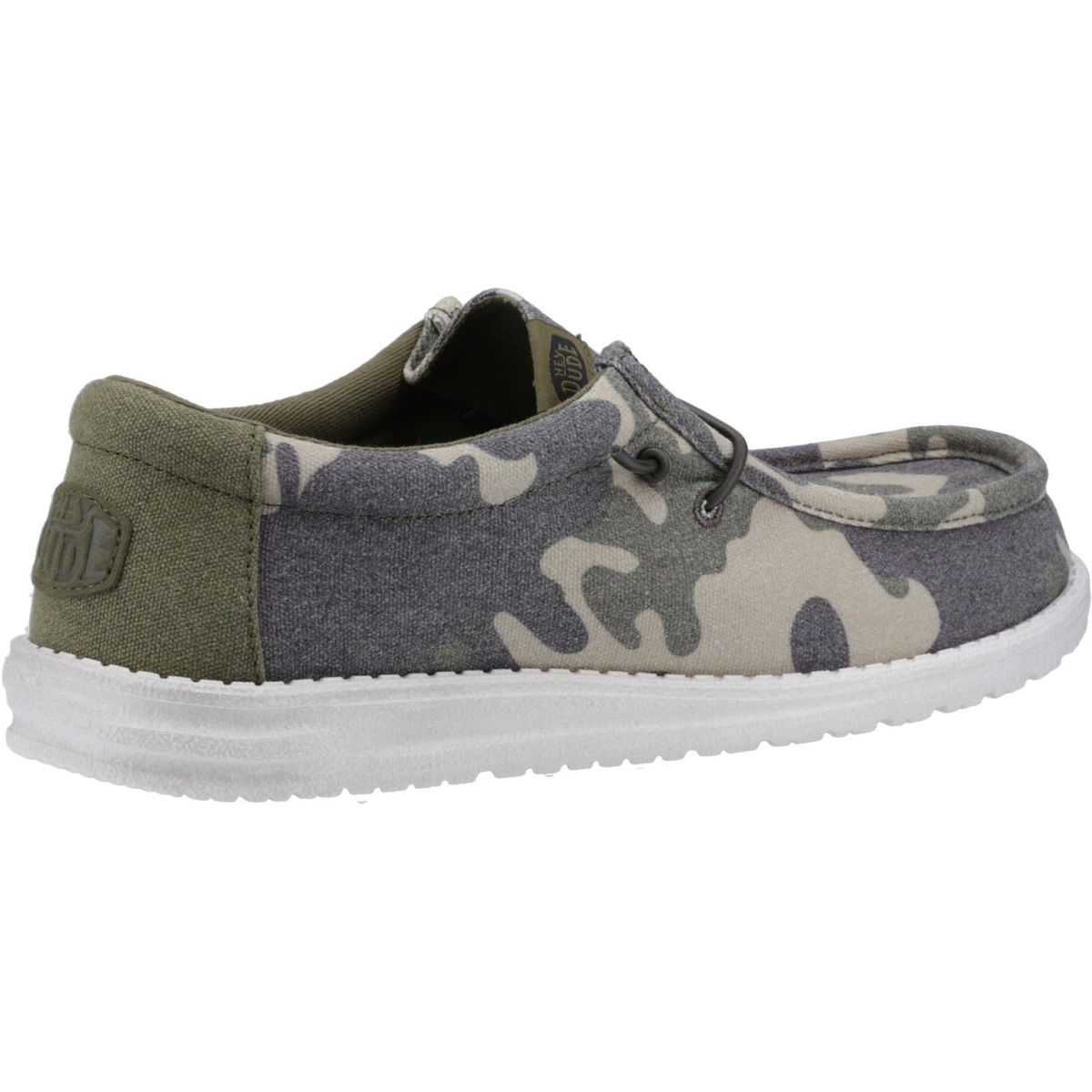 Leichte Slipper mit Camouflage-Muster