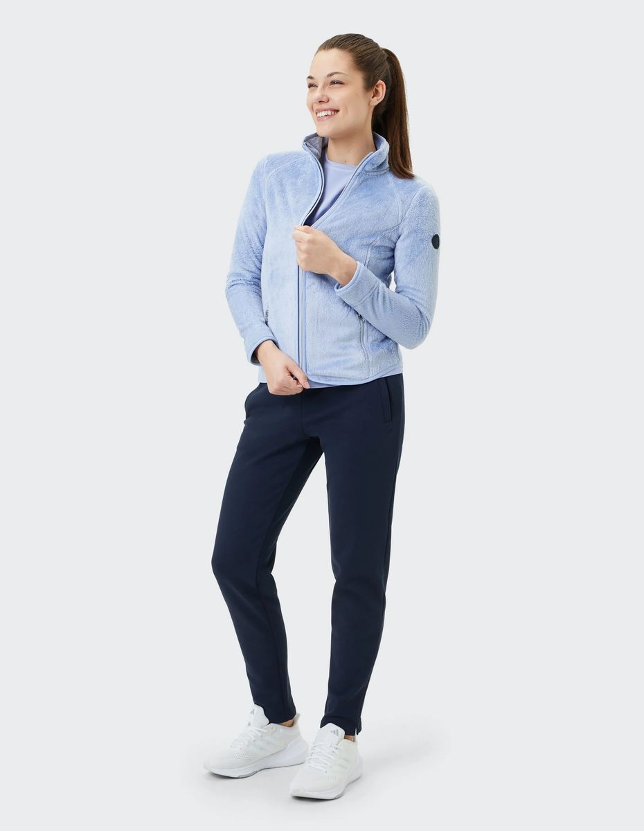 Kuschelige Fleecejacke mit Reißverschluss