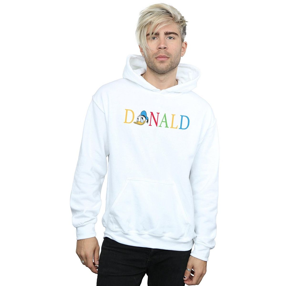 Donald Duck Grafik-Logo Kapuzenpullover