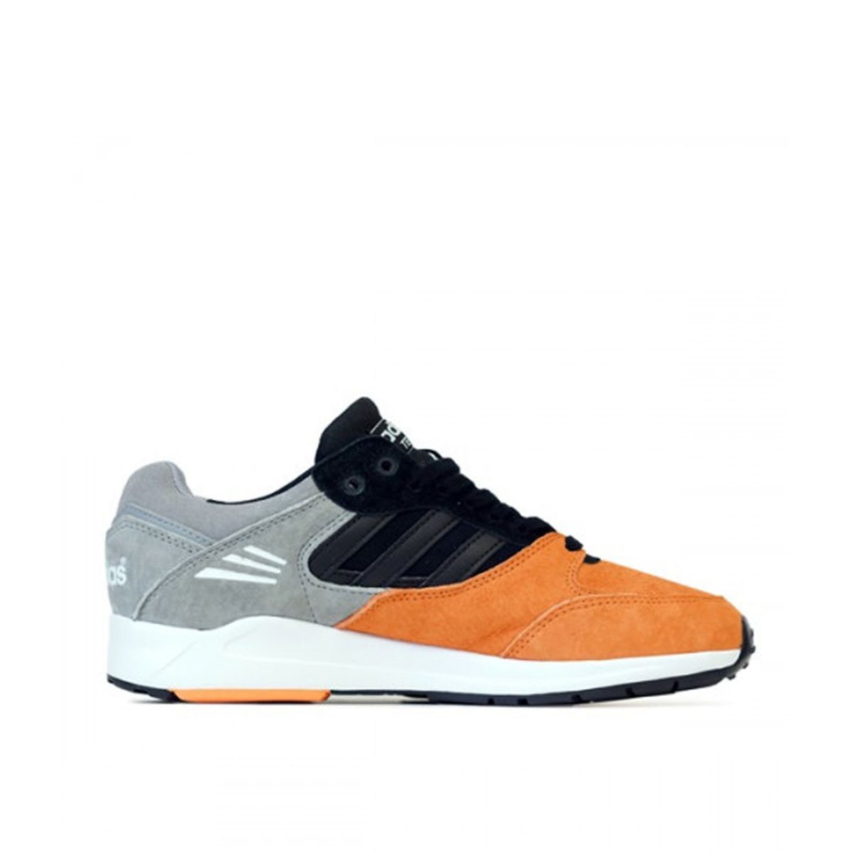 Retro Laufschuh in Orange und Grau